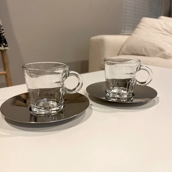 Nespresso Kitchen Nespresso Espresso Cups Saucers Poshmark